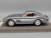Modellautos 1:18 BBR Ferrari 275 GTB/4 1966 Grigio Met 08/36 mit Vitrine und OVP