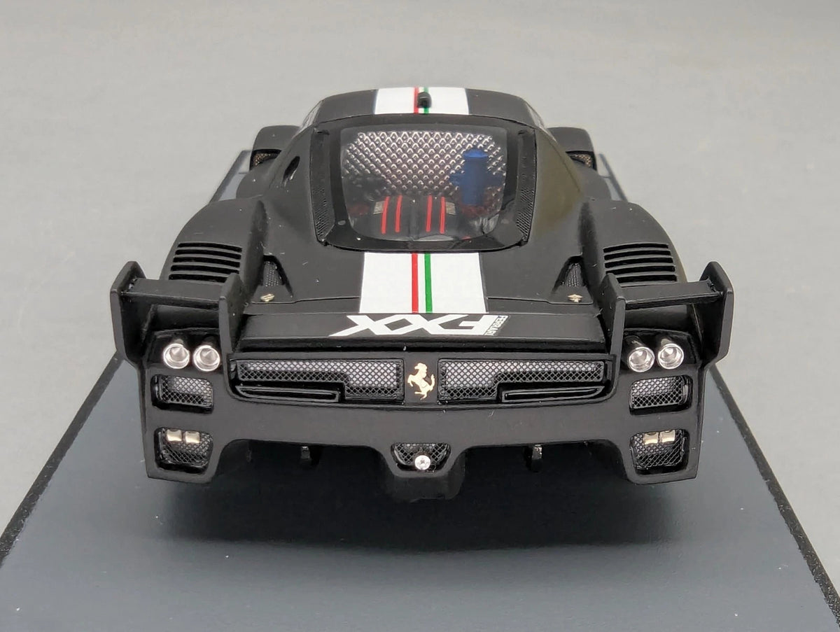 Modellautos 1:43 BBR Ferrari FXX  2006 Black Matt Ltd 17/20 mit Vitrine und OVP