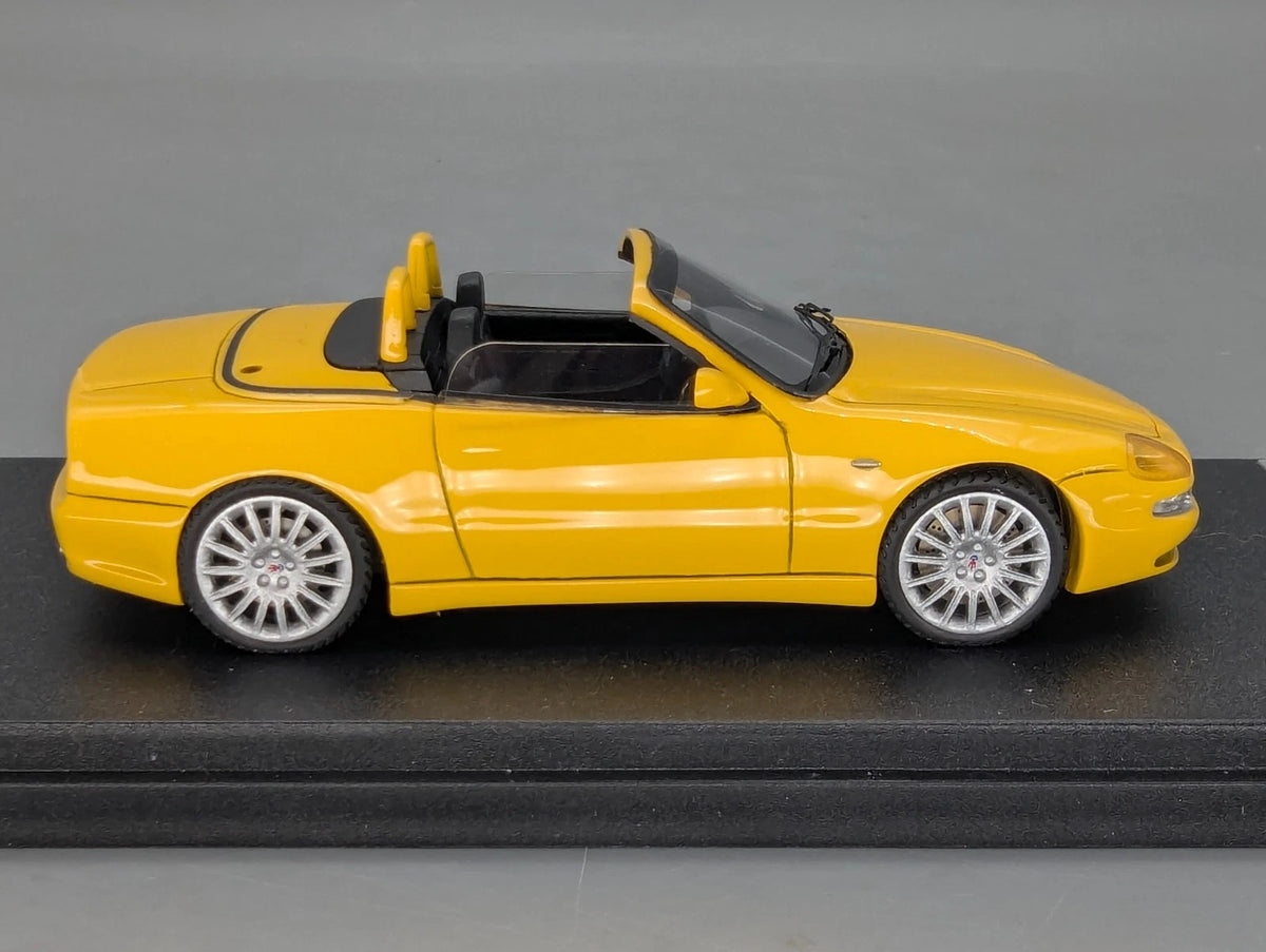 Modellautos 1:43 BBR Maserati 4200 Spyder 2001 Gelb mit OVP