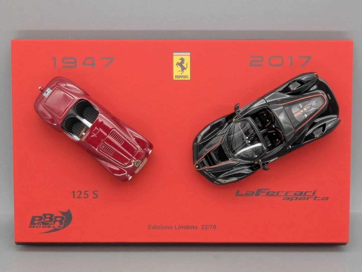 Modellautos 1:43 BBR  70 Jahre Ferrari Set 2-tlg. F 125 und LaFerrari 22/70 OVP