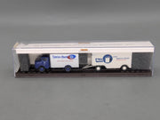 Lkw Modell H0 1:87 Brekina Mercedes Benz L 322 Koffer Lastwagen mit Anhänger OVP