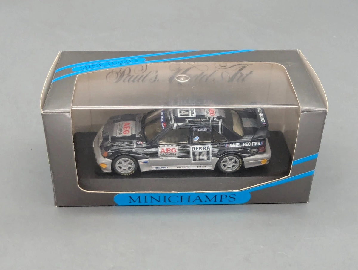 Modellautos 1:43 Minichamps Mercedes Benz 190E EVO2 Team Snobeck #14 Asch OVP