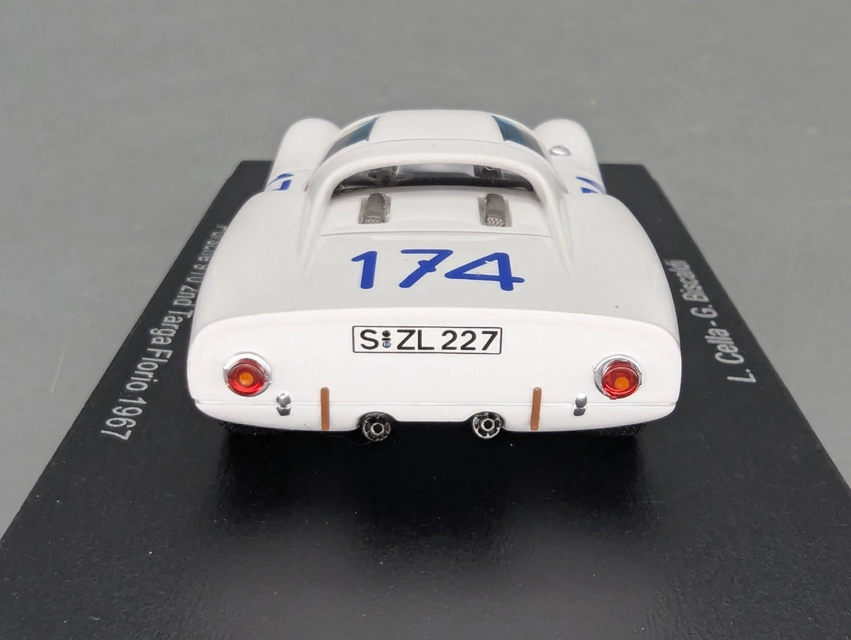 Modellautos 1:43 Spark S9237 Porsche 910 2nd Targa Florio 1967 #174 mit OVP