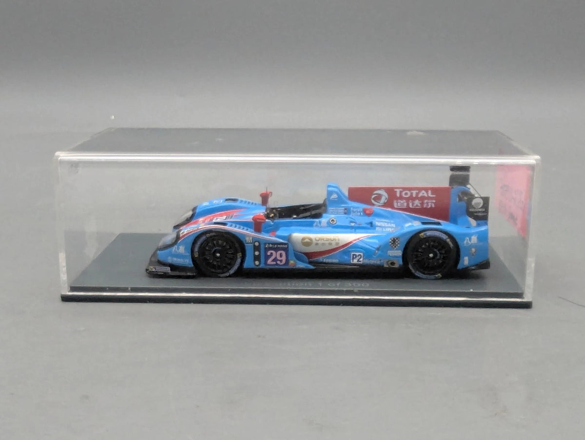 Modellautos 1:43 Spark Oreca 03R Nissan 24h Le Mans 2015 #29 Vitrine