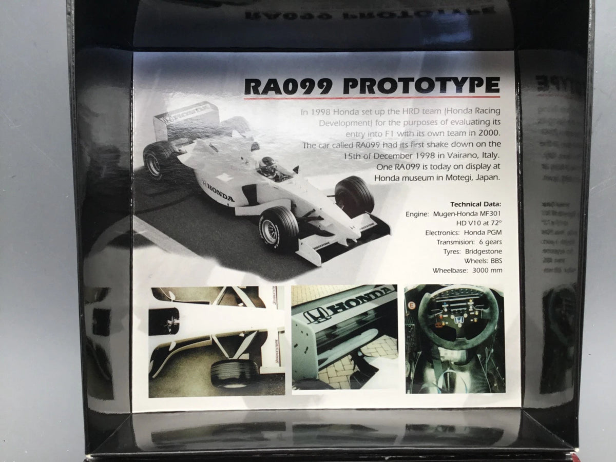 Modellautos 1:43 Minichamps Honda RA 099 Prototype J. Verstappen 1999 mit OVP