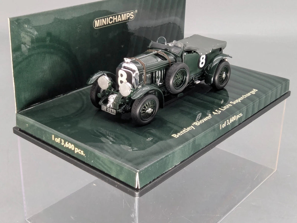 Modellautos 1:43 Minichamps Bentley Blower 4,5 Litre Supercharged LM 1930 #8 OVP