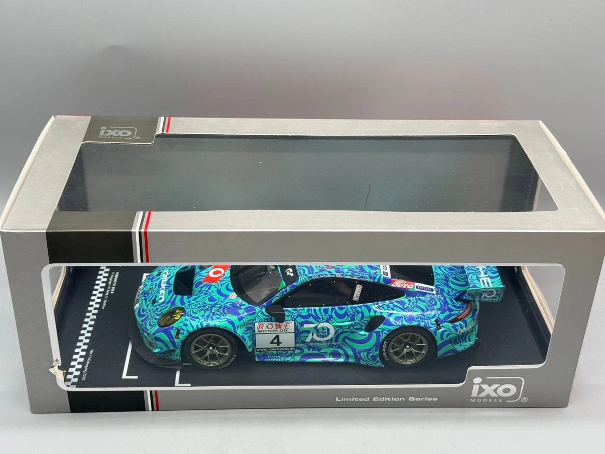 Modellautos 1:18 Ixo Porsche 911 GT3 R VLN 7 Nürburgring 2018 #4 mit OVP