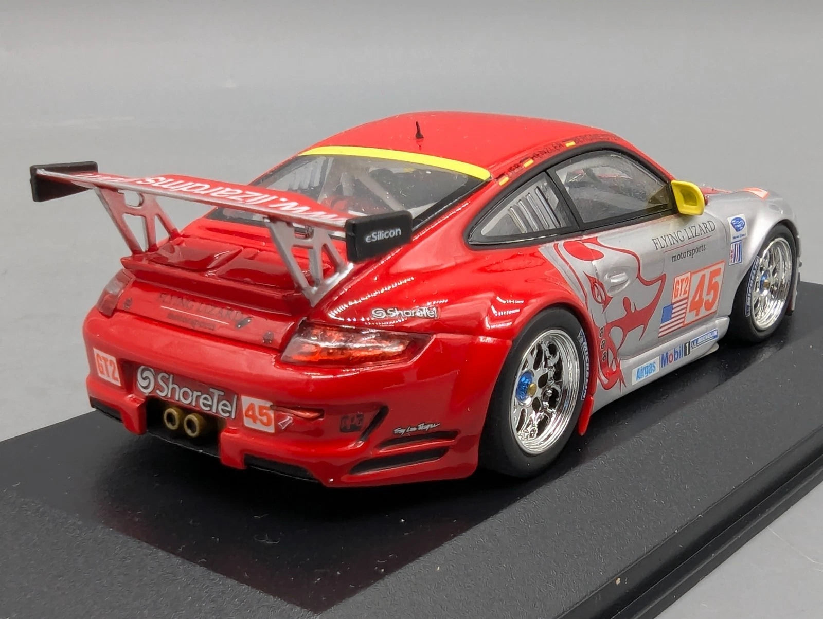 Modellautos 1:43 Minichamps Porsche 911 997 GT3 RSR WINNER Sebring 2008 #45 OVP