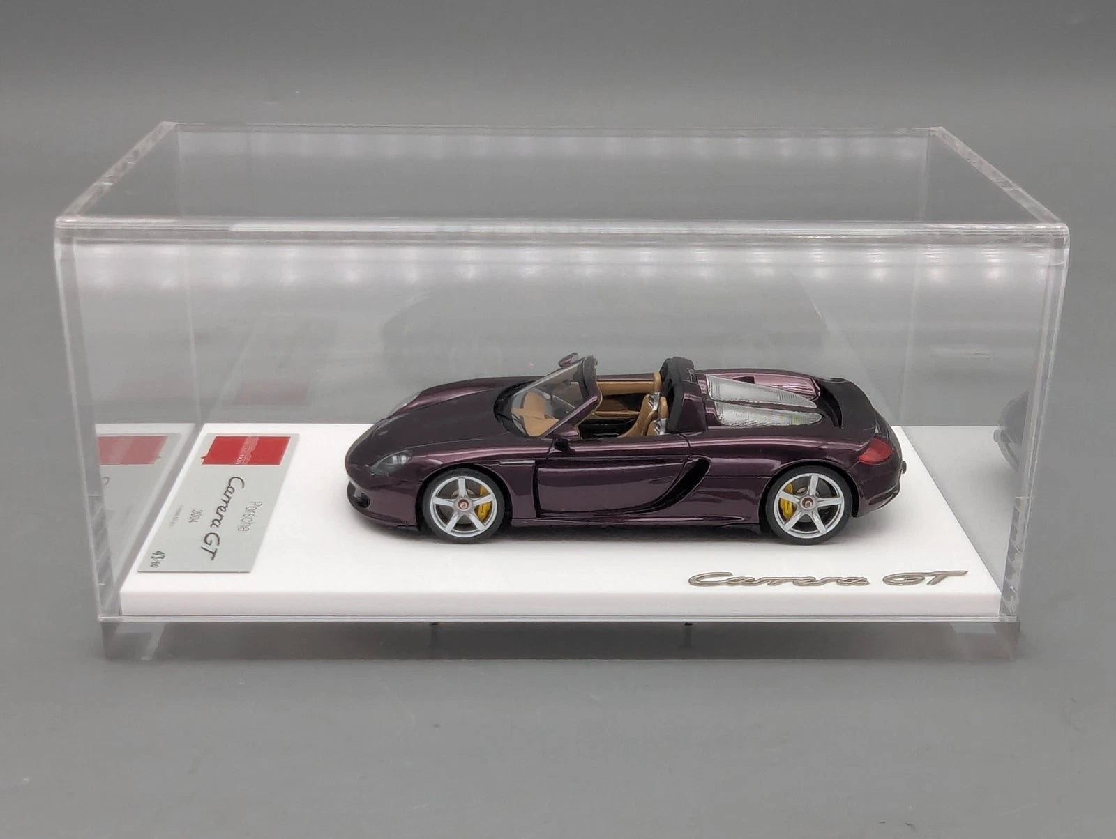 Eidolon Make Up 1:43 Porsche Carrera GT 2004 Amethyst Met. Ltd 43/60 Stck OVP