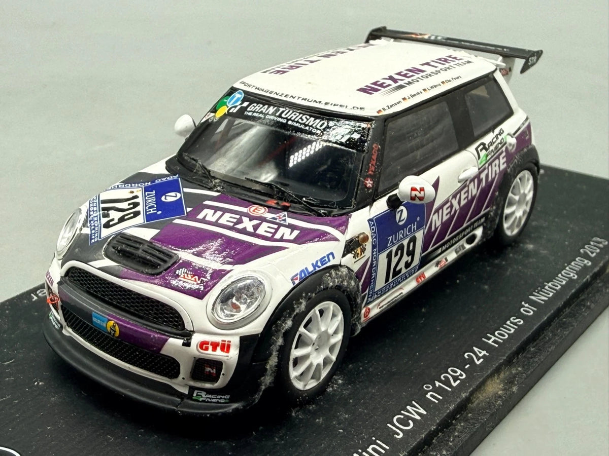 Modellautos 1:43 Spark Mini JCW #129 24h Nürburgring 2013 + OVP