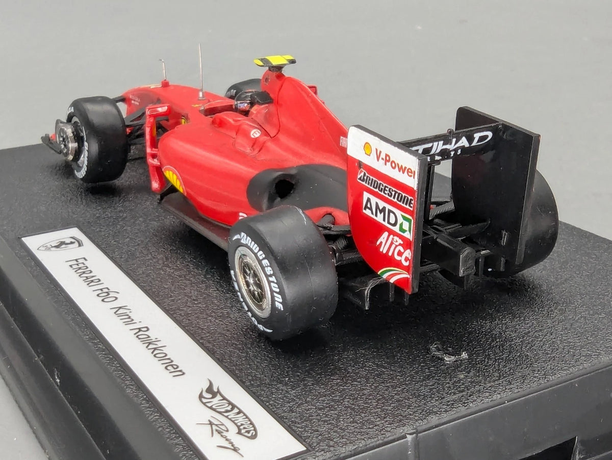 Modellautos 1:43 Hot Wheels Racing Ferrari F60 #4 Kimi Raikkönen mit OVP
