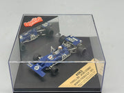 Modellautos 1:43 Quartzo Tyrrell 003 Jackie Stewart Winner French GP 72 +Vitrine