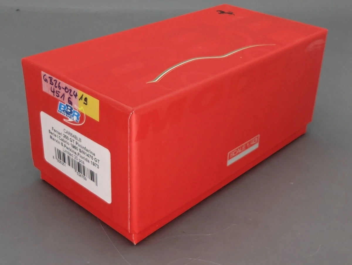 Modellautos 1:43 BBR Ferrari 250 GT Pininfarina Serie 1 Cabrio Ltd 01/20 OVP