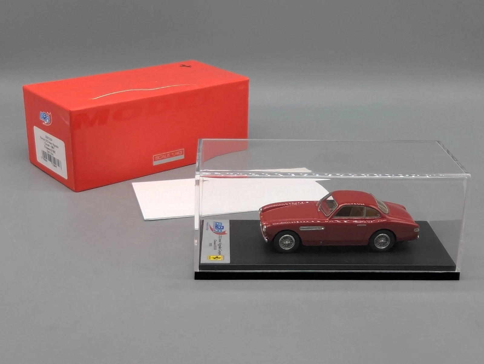 Modellautos 1:43 BBR Ferrari 212 Inter Vignale Coupe 1951 Dark Red #0135E in OVP
