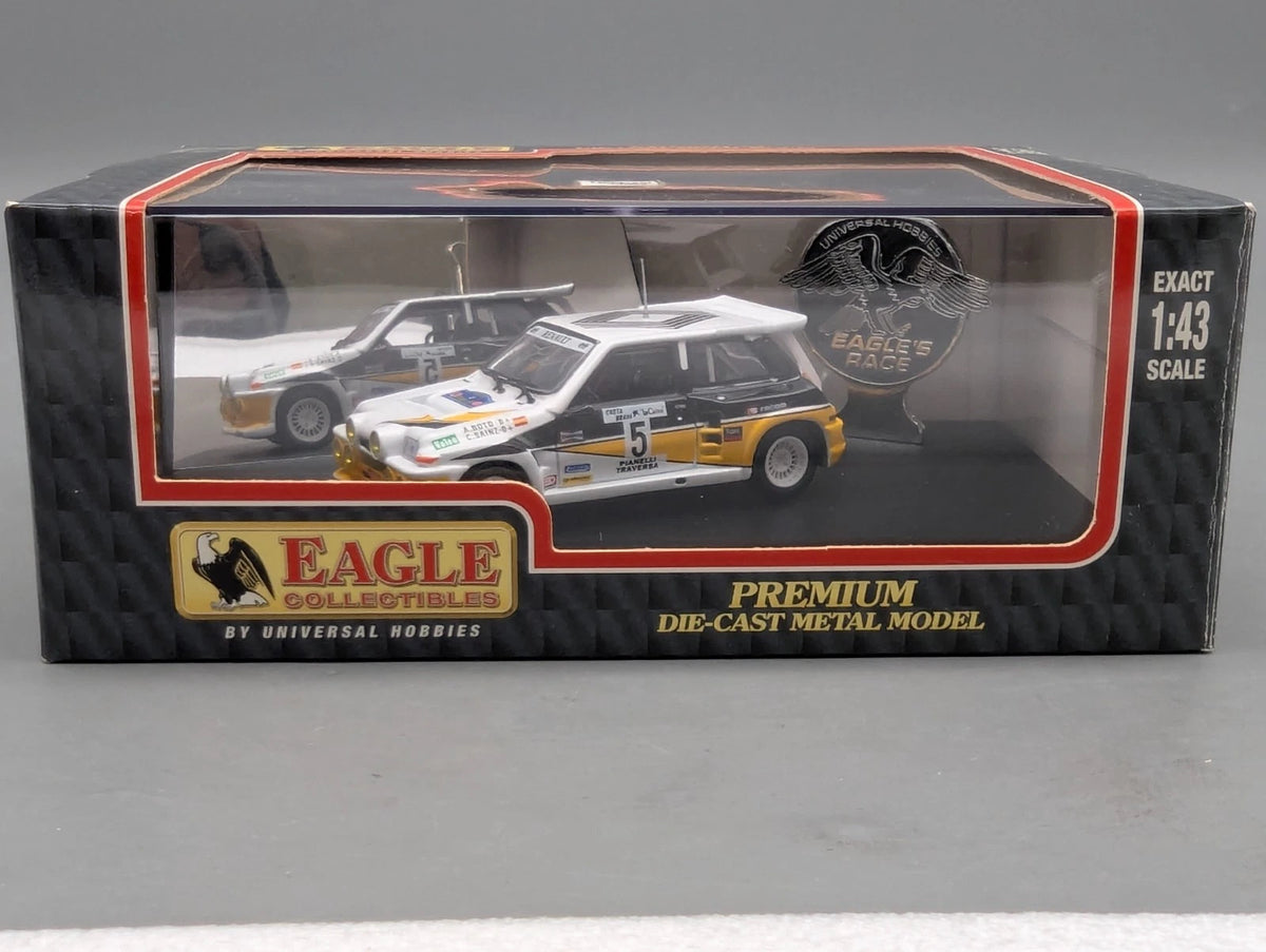 Modellautos 1:43 Universal Hobbies Renault Maxi Turbo 1966 #5 Sainz Boto Vitrine