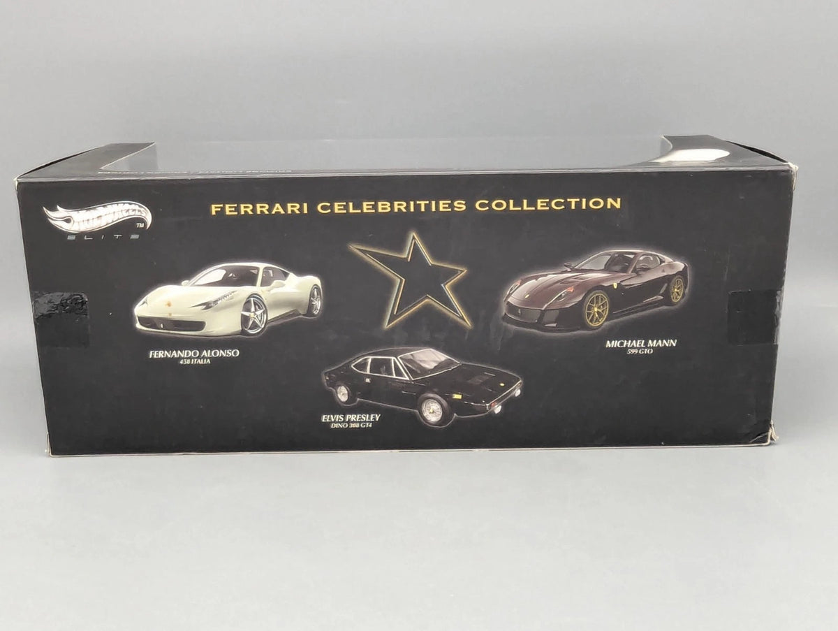 Modellautos 1:18 Hot Wheels Elite Ferrari 458 Italia Fernando Alonso mit OVP