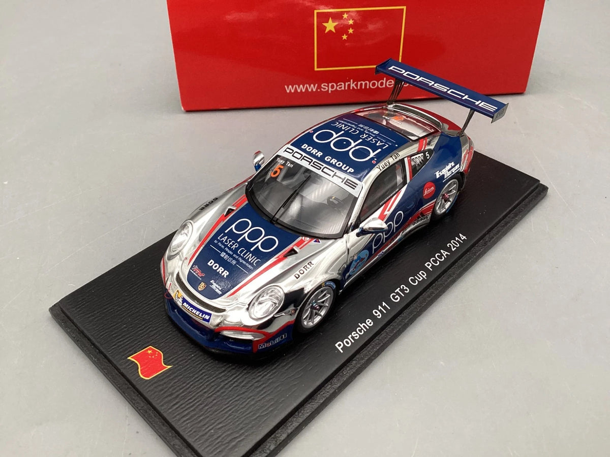 Modellautos 1:43 Spark Porsche 911 GT3 Cup PCCA 2014 limitiert mit OVP