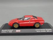 Modellautos 1:43 Minichamps Lancia Stratos AUTOhebdo Edition 7 / Red mit OVP