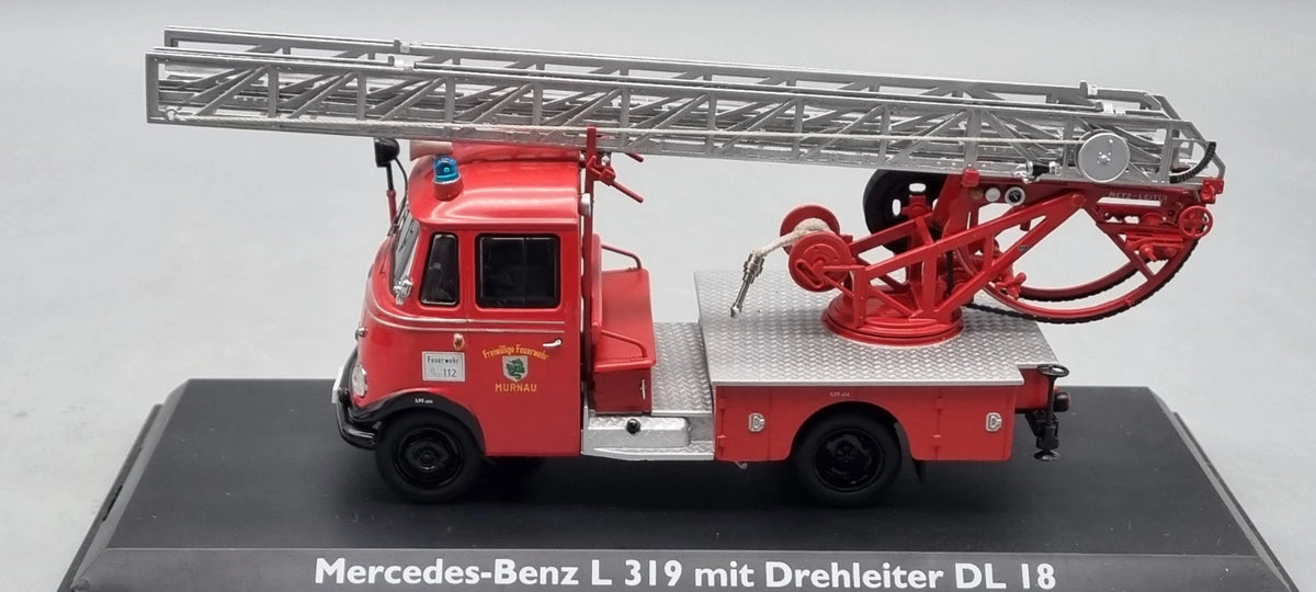 LKW Modelle 1:43 Schuco 02807 Mercedes-Benz L319 Feuerwehr Drehleiter DL18 OVP