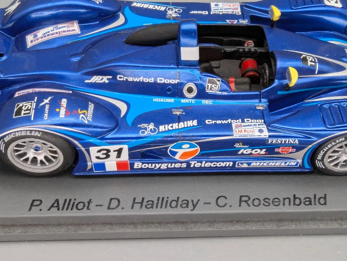 Modellautos 1:43 Spark Courage C65 JPX 24h Le Mans 2003 #31 mit OVP