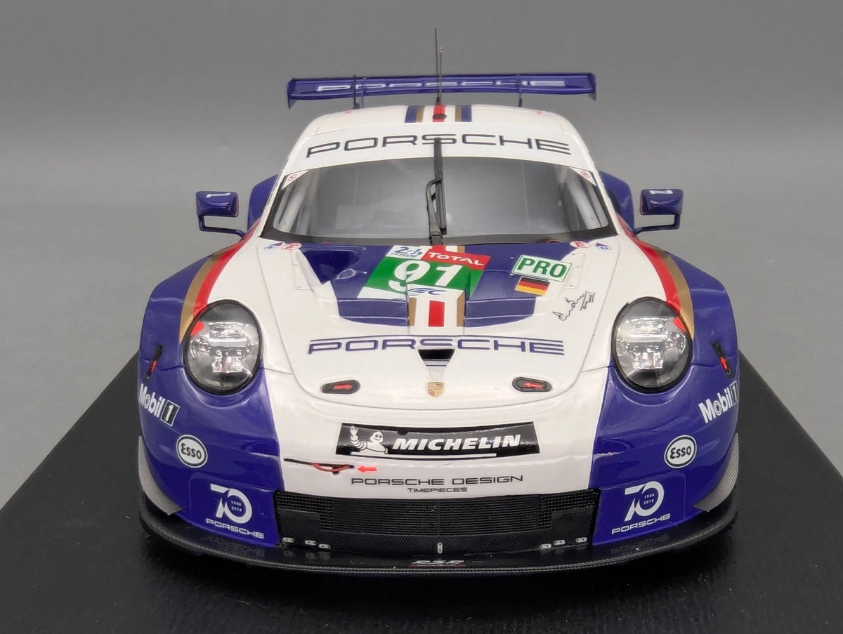 Modellautos 1:18 Spark 18S392 Porsche 911 RSR 24h Le Mans 2018 #91 Lietz uA OVP