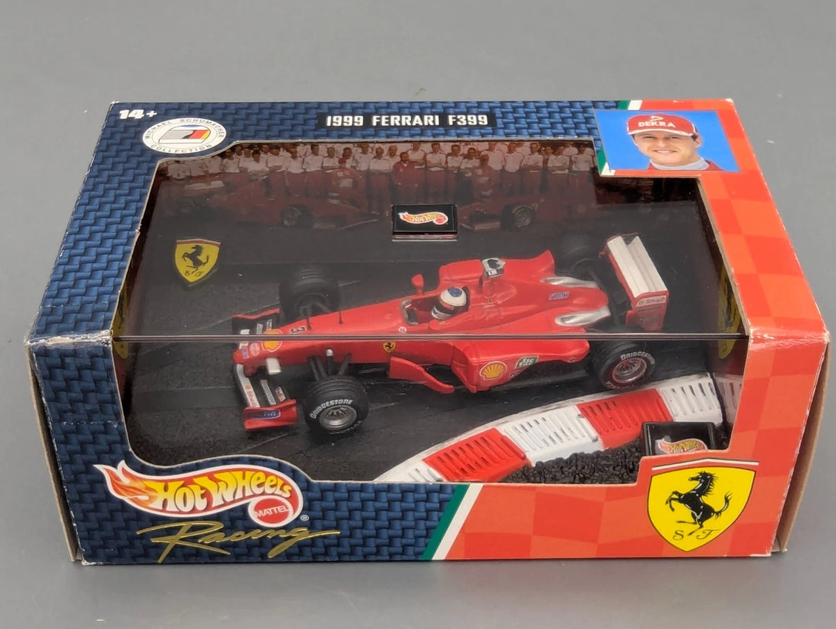 Modellautos 1:43 Hot Wheels Racing Ferrari F399 1999 #3 Schumacher mit OVP