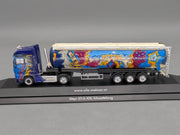 Lkw Modell 1:87 Herpa Steyr ST-A XXL Silosattelzug Silo-Melmer Pitztal Vitrine