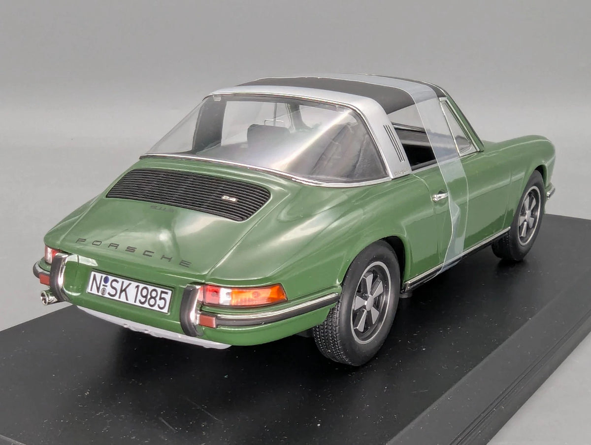 Modellautos 1:18 Norev Porsche 911 S Targa 1973 Grün mit OVP