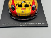 Modellautos 1:18 Spark Porsche 911 GT3 R Fia GT World Cup Macau 2018 mit OVP