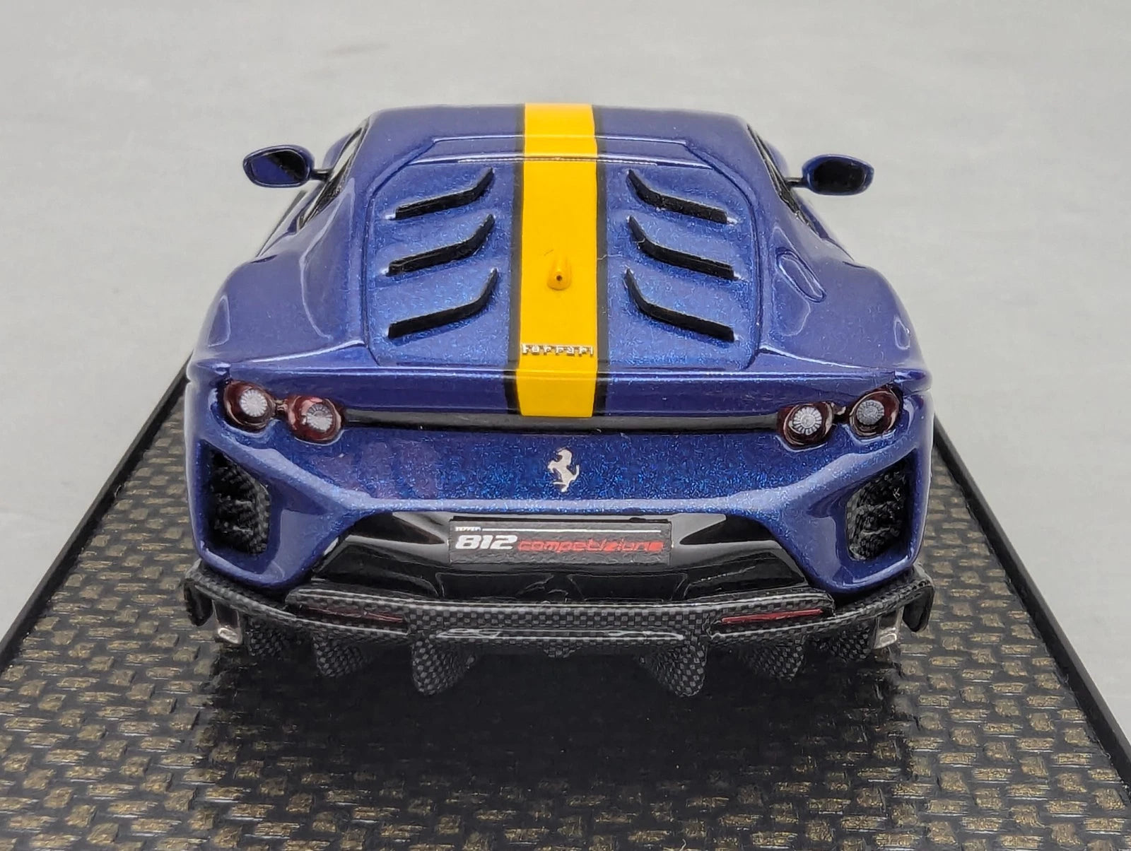 Modellautos 1:43 BBR Concept43 Ferrari 812 Competizione Blue TdF 10/48 mit OVP