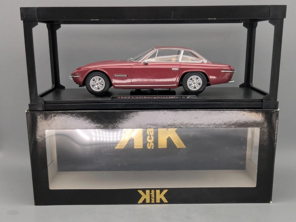 Modellautos 1:18 KK-Scale Lamborghini Islero S 1969 Rot mit OVP