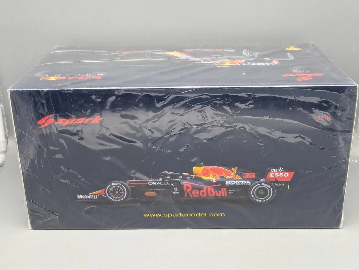 Modellautos 1:18 Spark Honda  Red Bull RB16B WINNER  NL 2021 #33 Verstappen OVP