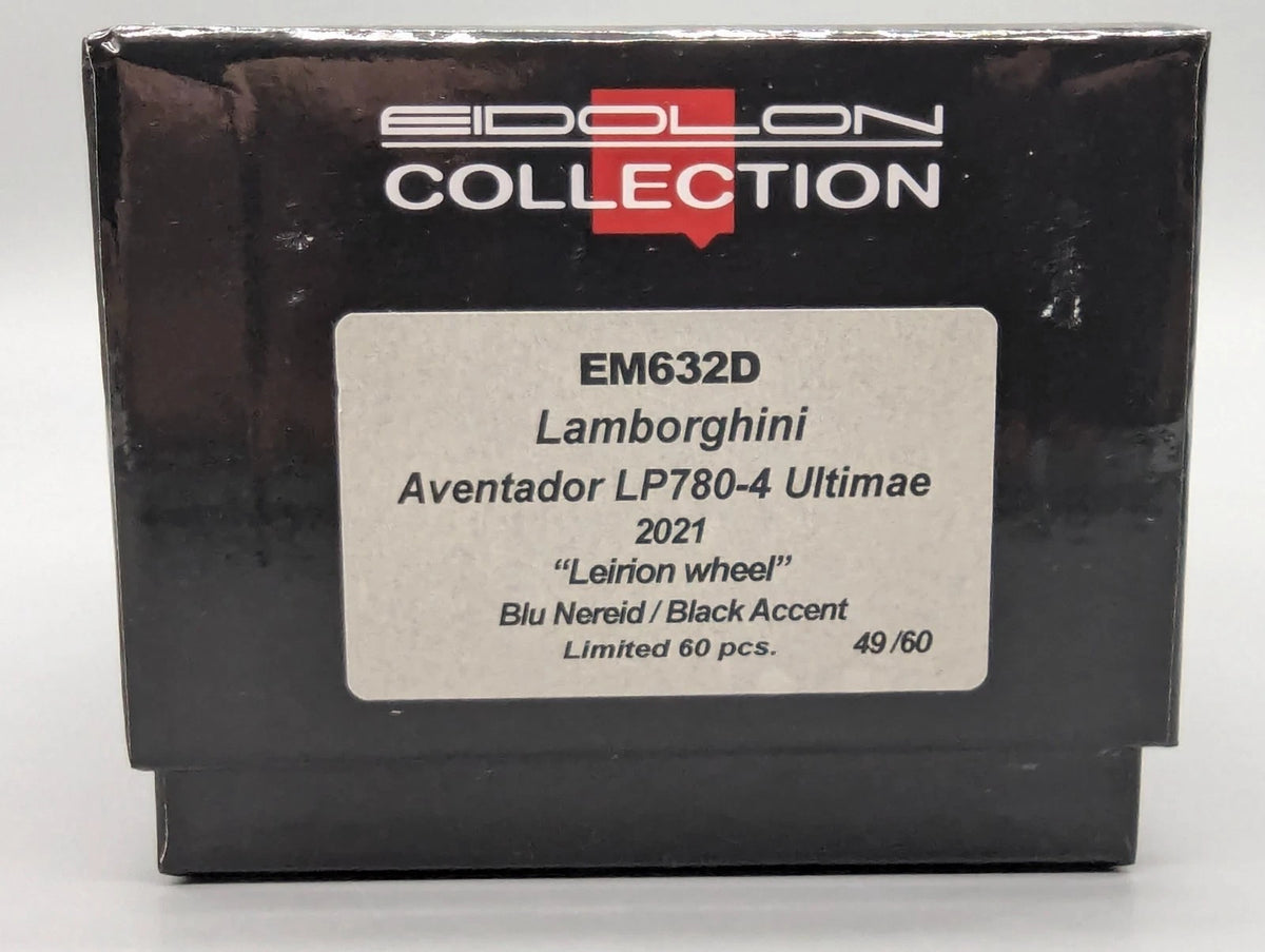 Eidolon Make Up 1:43 Lamborghini Aventador LP780-4 Ultimae Blu 2021 49/60 OVP