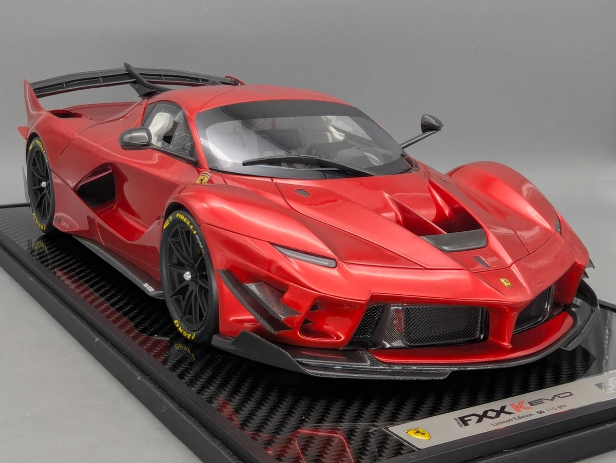 Modellautos 1:12 BBR Ferrari FXX-K EVO Gloss F1 2007B Red Ltd 00/10 Vitrine OVP