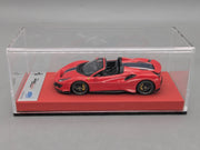 Modellautos 1:43 BBR Concept43 Ferrari 488 Pista Spider RHD Rot Ltd 01/20 OVP