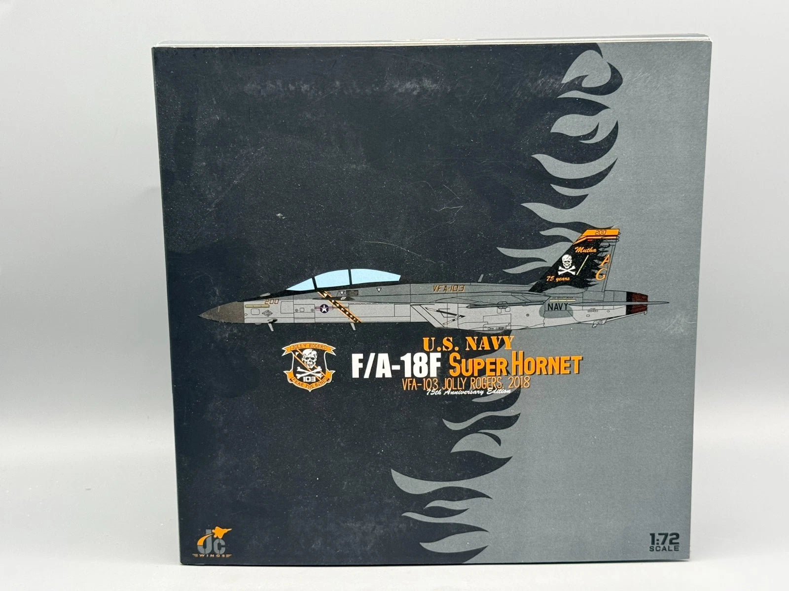 Flugzeug Modell 1:72 JC Wings F/A-18F Super Hornet VFA-103 "Jolly Rogers" + OVP