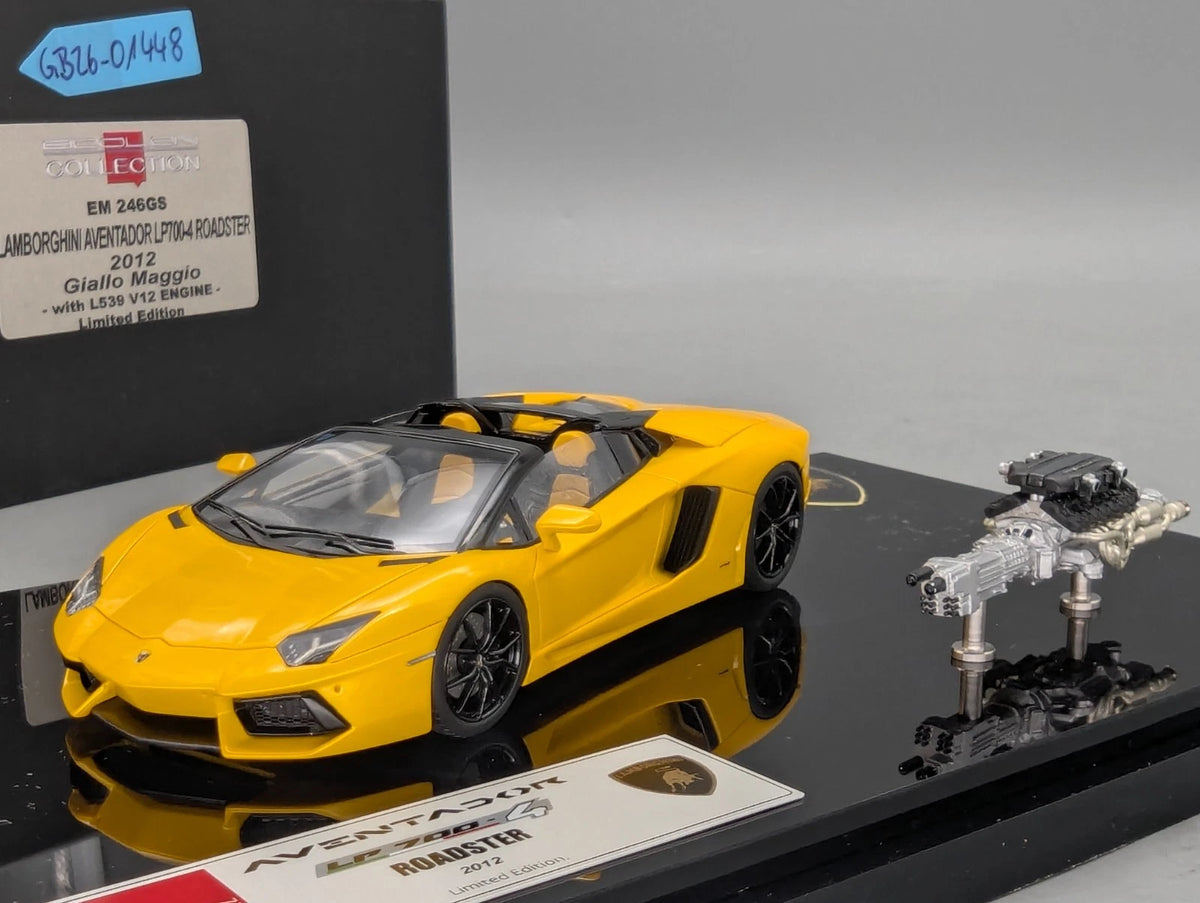 Eidolon Make Up 1:43 Lamborghini Aventador LP700-4 Roadster 2012 Engine Set OVP