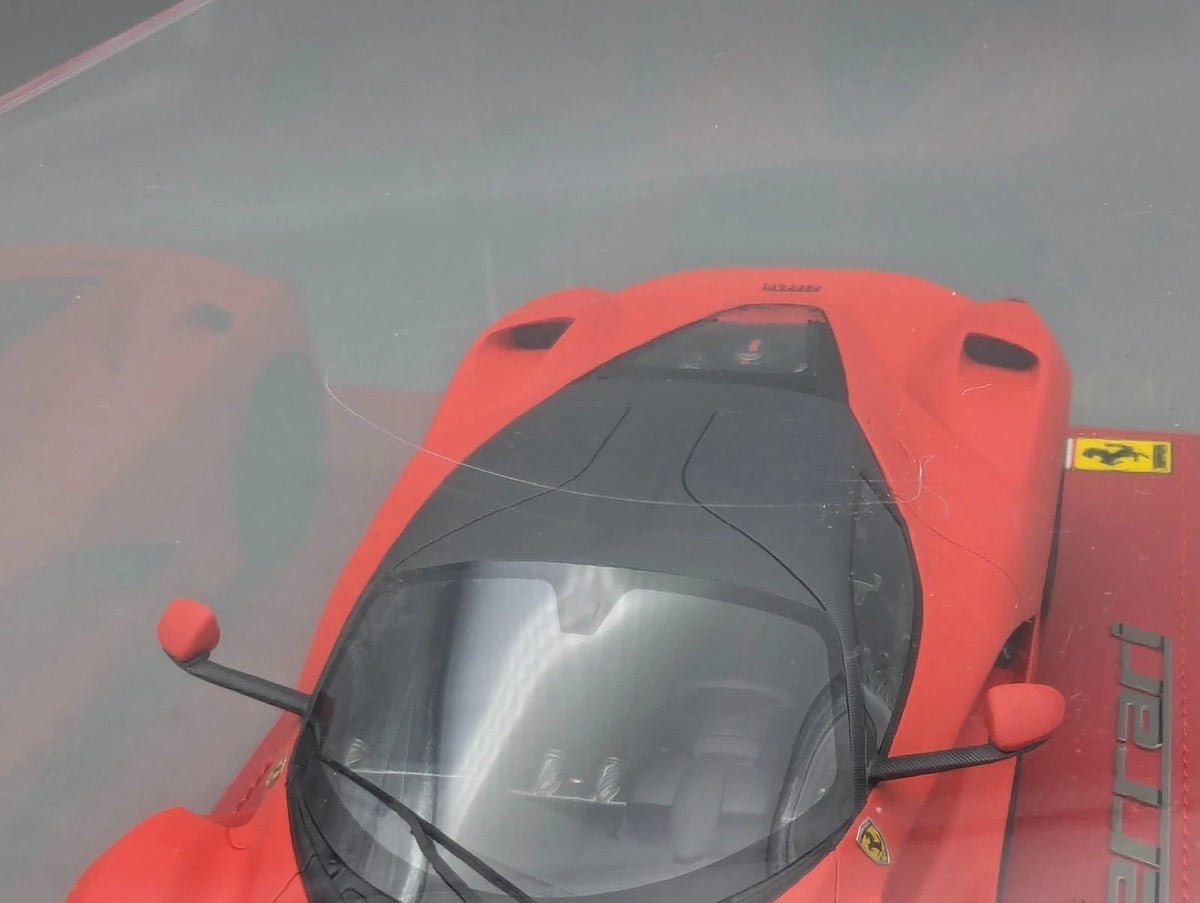 Modellautos 1:18 BBR Ferrari LaFerrari Red SF90 Matt Ltd 14/18 mit Vitrine OVP