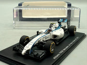 Modellautos 1:43 Spark Williams FW36 Mercedes 3rd Abou Dhabi GP 2014 mit OVP