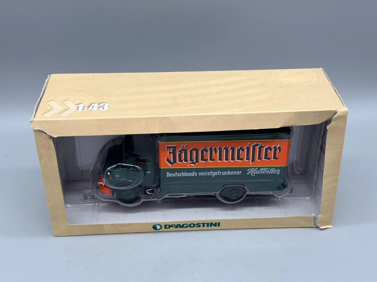Modellautos 1:43 Ixo für DeAgostini Mercedes-Benz L1113 Jägermesiter mit OVP