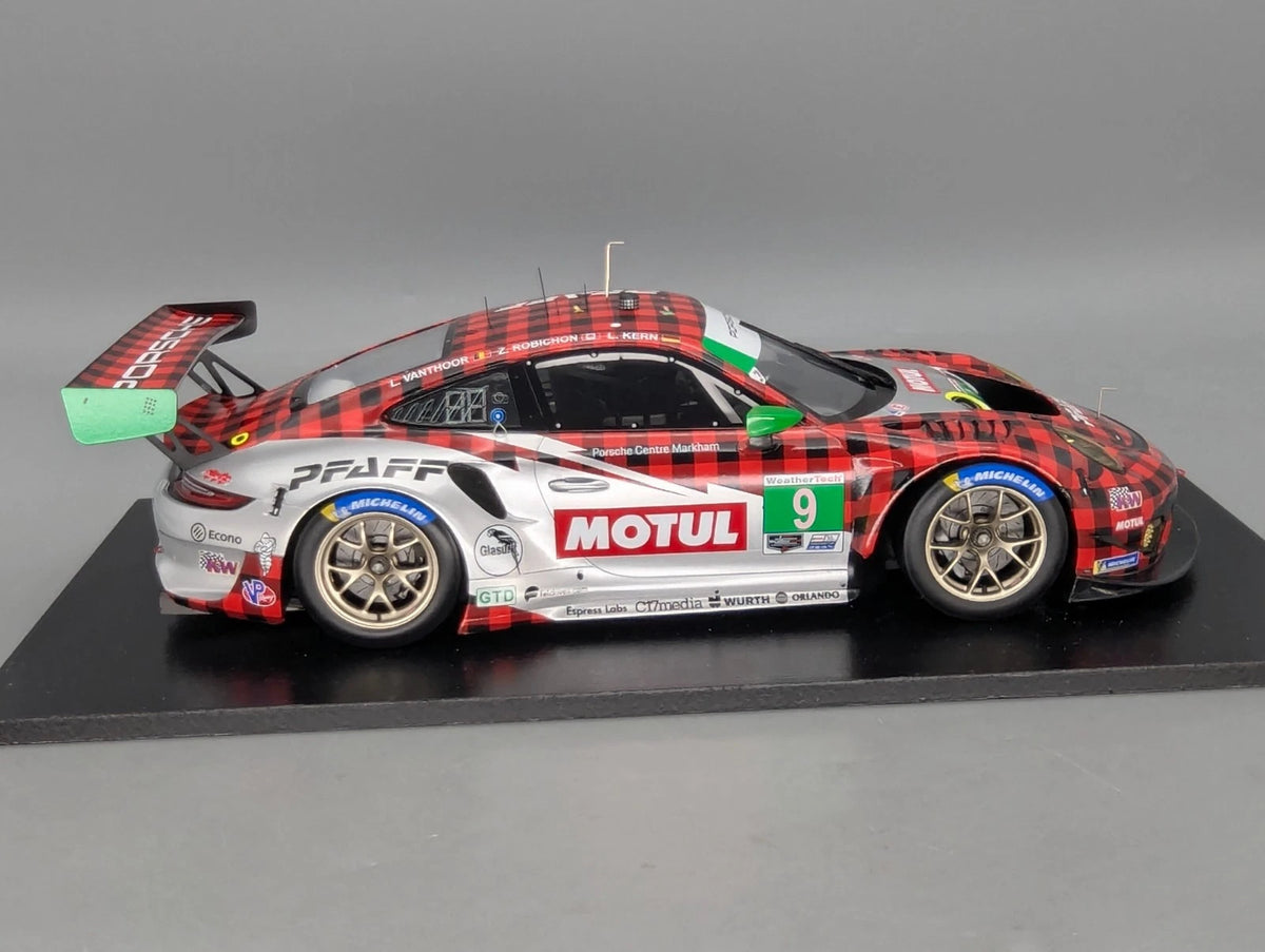 Modellautos 1:18 Spark Porsche 911 GT3 R WINNER 12h Sebring 2021 Pfaff #9 OVP