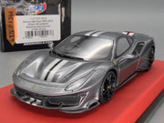 Modellautos 1:43 BBR Concept43 Ferrari 488 Pista RHD 2019 Grigio Ltd 01/20 OVP