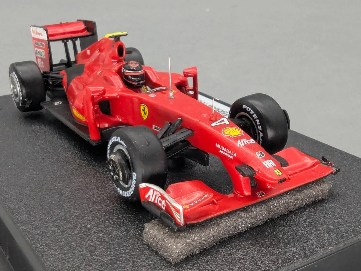 Modellautos 1:43 Hot Wheels Racing Ferrari F60 #4 Kimi Raikkönen mit OVP