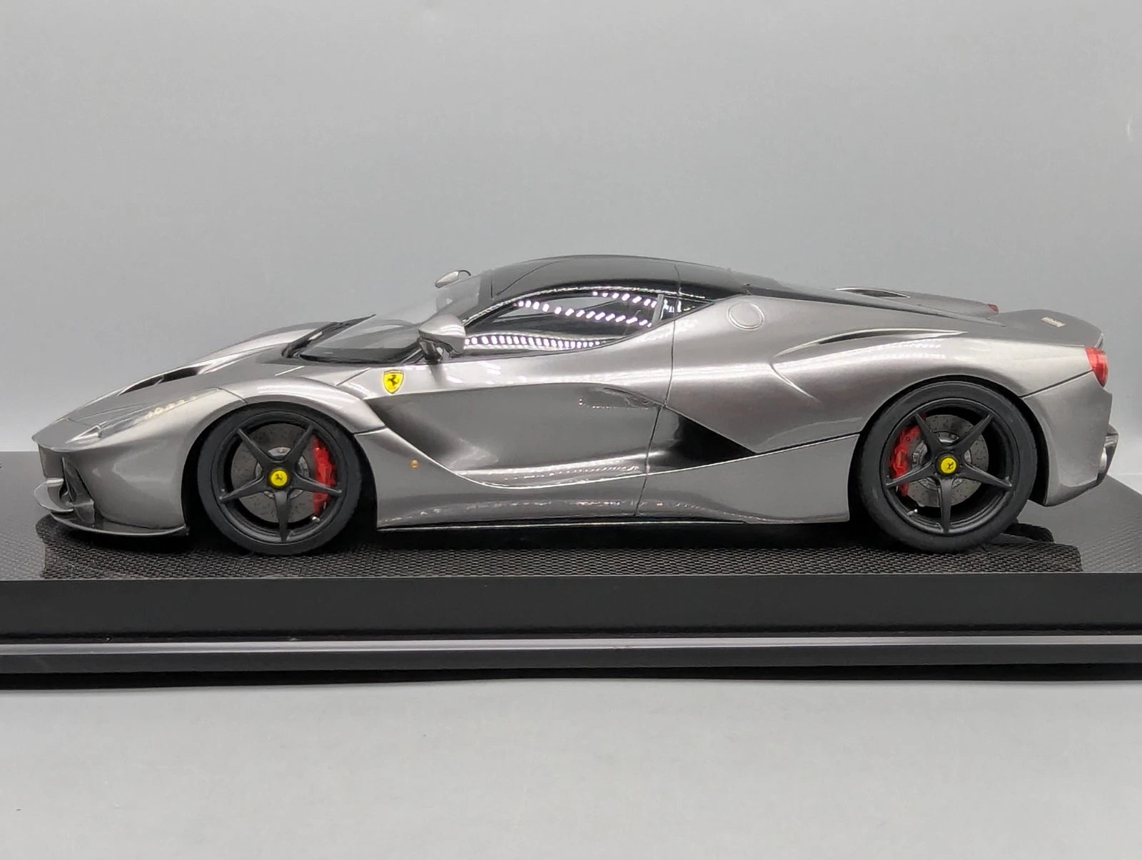 Modellautos 1:12 Amalgam Ferrari La Ferrari Ltd #01/10 Silber Zertifikat mit OVP