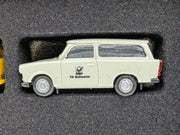 Modellautos 1:87 Herpa Post Museum Shop Trabant 601 S Universal 6-tlg Set OVP