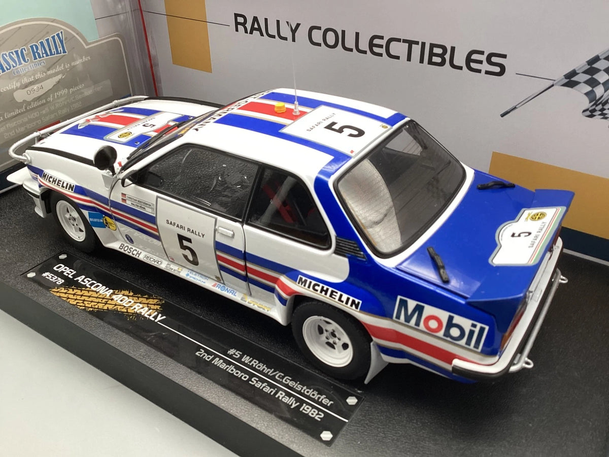 Modellautos 1:18 Sun Star Opel Ascona 400 Safari Rally 1982 #5 mit OVP