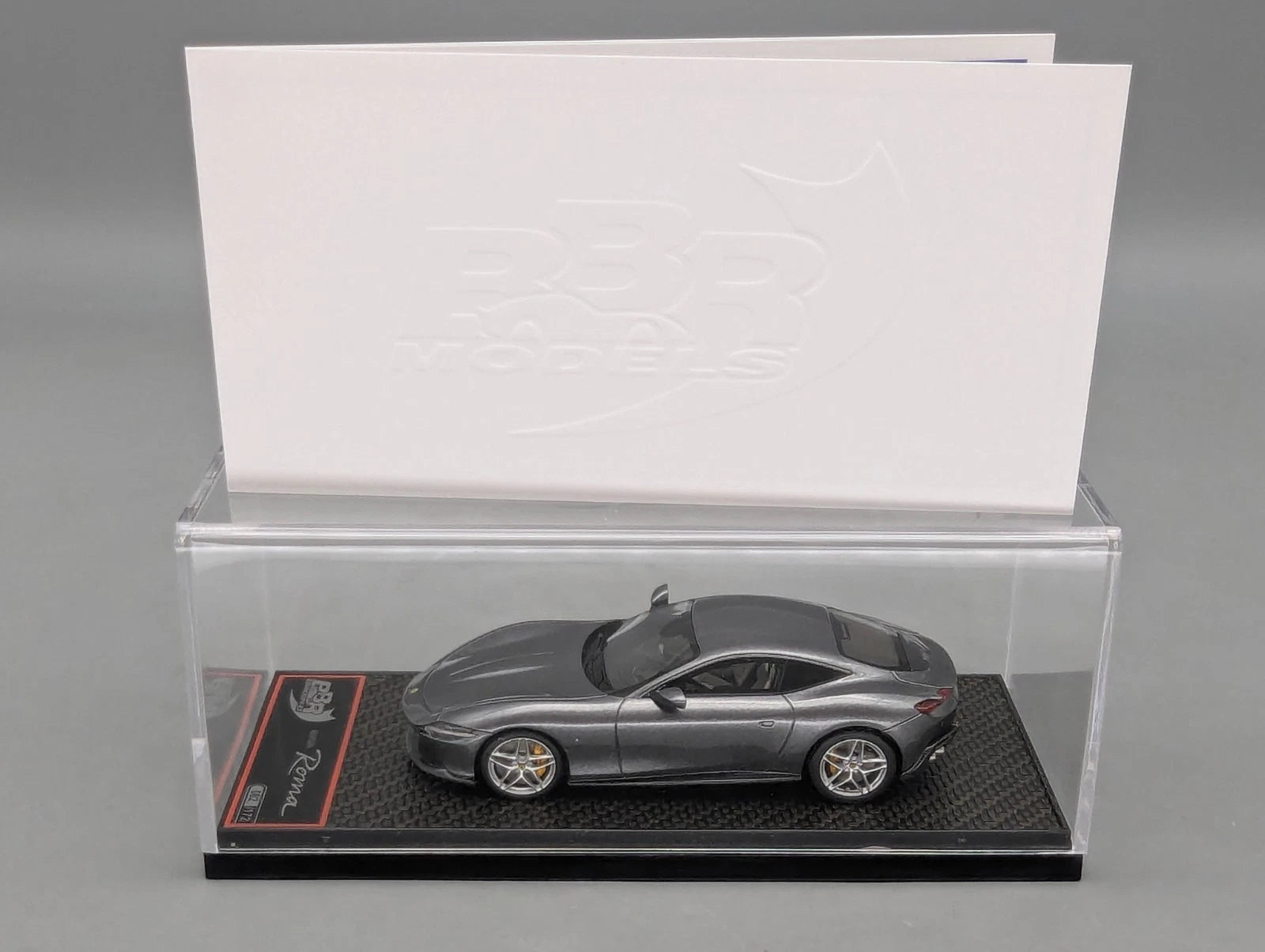 Modellautos 1:43 BBR Concept43 Ferrari Roma 082/172 Grigio Silverstone 740 OVP