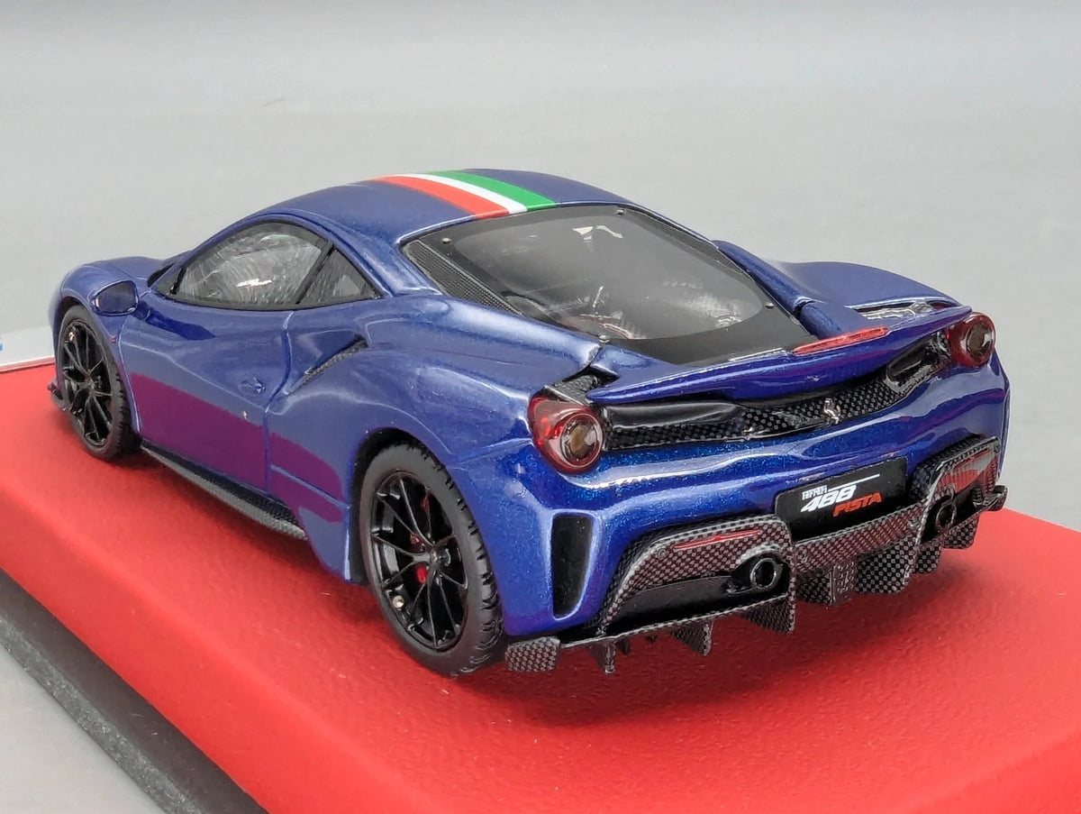 Modellautos 1:43 BBR Concept43 Ferrari 488 Pista RHD Blu TdF 2019 Ltd 7/20 OVP