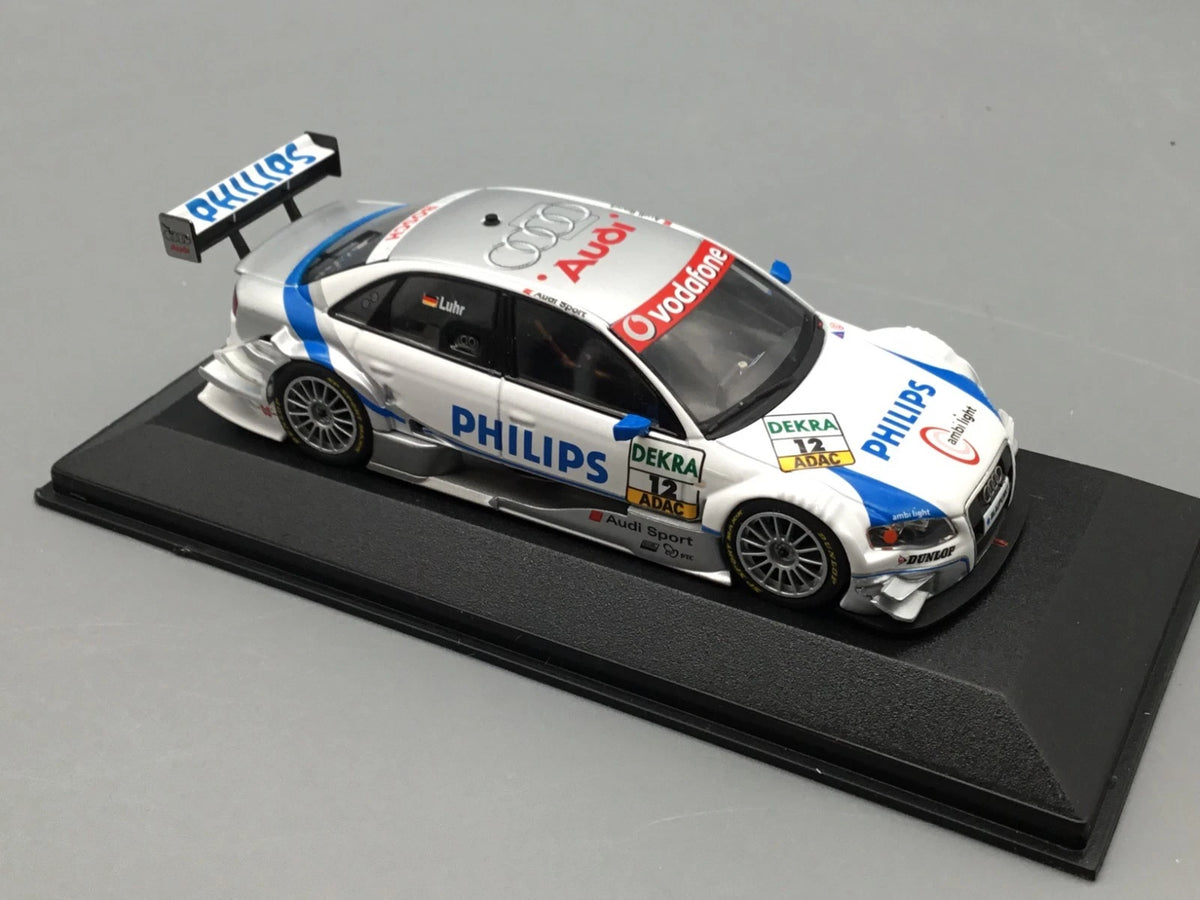Modellautos 1:43 Minichamps Audi A4 DTM 2007 Lucas Luhr #12 in OVP
