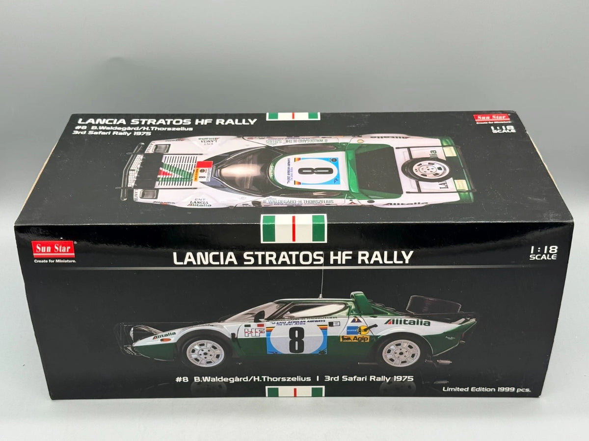 Modellautos 1:18 Sun Star Lancia Stratos HF Rally #8 limitiert mit OVP